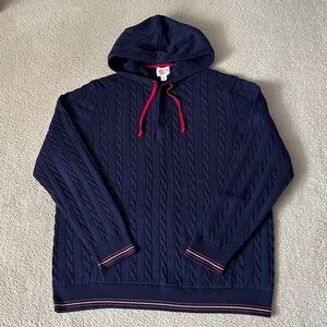 Brooks Brothers Cable Knit Hoodie